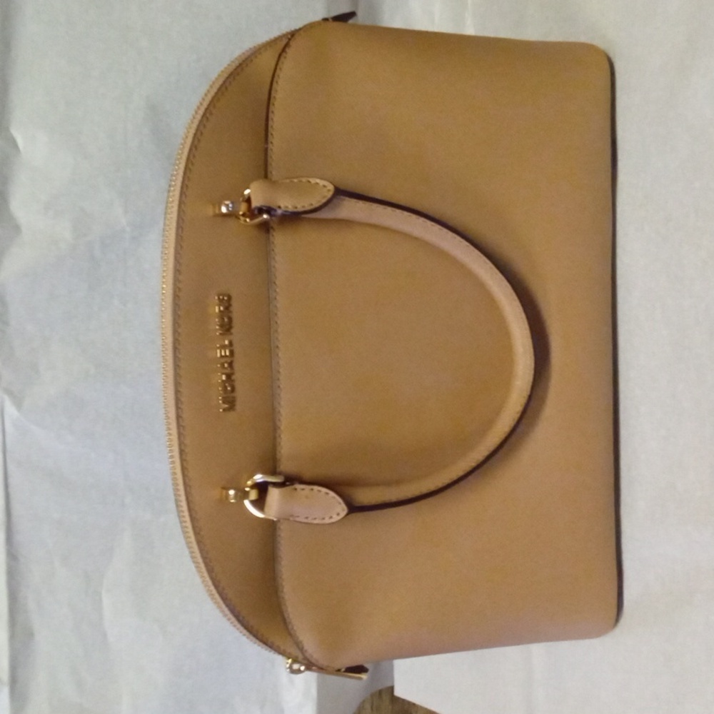 Michael Kors Dome Satchel w Handles and Crossbody Strap